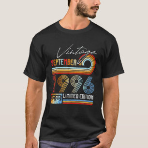 25 Years Old 25Th Birthday Decoration September 19 T-Shirt