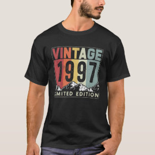 25 Years Old Decoration Vintage 1997 25Th Birthday T-Shirt