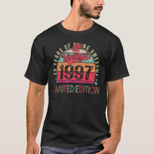 25 Years Old Vintage 1997 25th Birthday T-Shirt