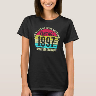 25 Years Old Vintage 1997 25th Birthday T-Shirt