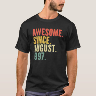 25 Years Old Vintage Legend Since August 1997 25th T-Shirt