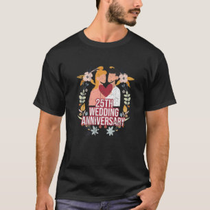 25th 25 year Wedding Anniversary Gifts Inspires Hu T-Shirt