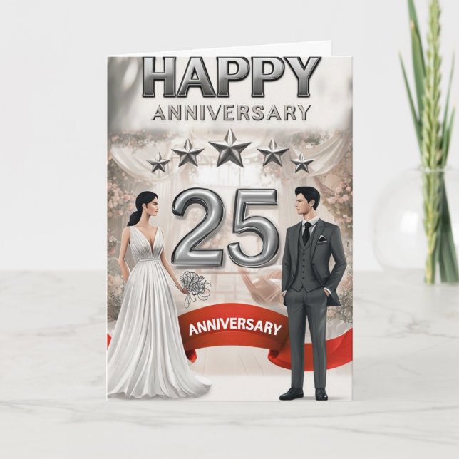 25th Anniversary Card (Front)