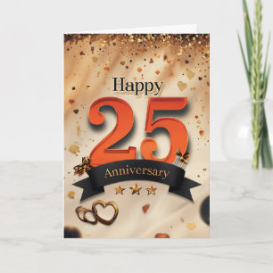 25th Anniversary Card