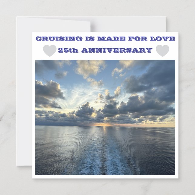 25th ANNIVERSARY CRUISE DOOR MAGNET (Front)