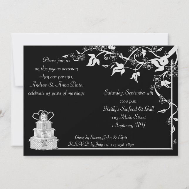 25th Anniversary Invitation (Front)