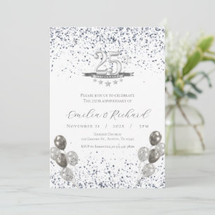 25th anniversary invitation