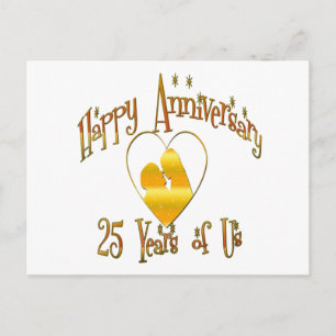25th. Anniversary Postcard