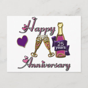 25th. Anniversary Postcard