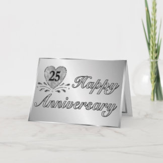 25th Anniversary - Silver Card