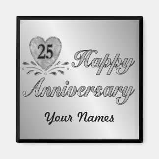 25th Anniversary - Silver Magnet
