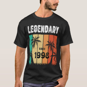 25th Birthday 1998 Birthday for Men and Women T-Shirt
