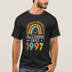 25th Birthday Awesome Since 1997 25 Years Old Arro T-Shirt