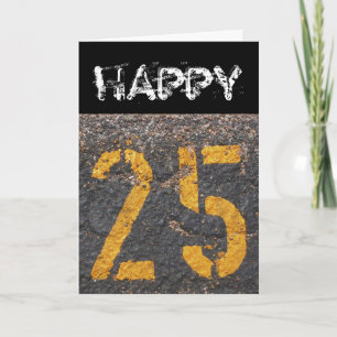 25th Birthday-Card Card
