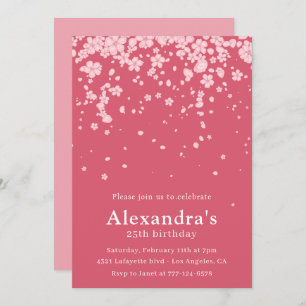 25th birthday invitations Boho Floral Beautiful