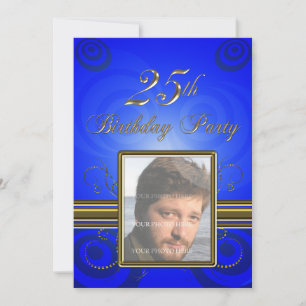 25th Birthday party Invitation