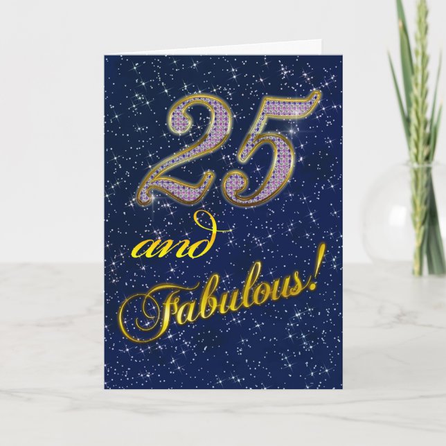 25th Birthday party Invitation (Front)
