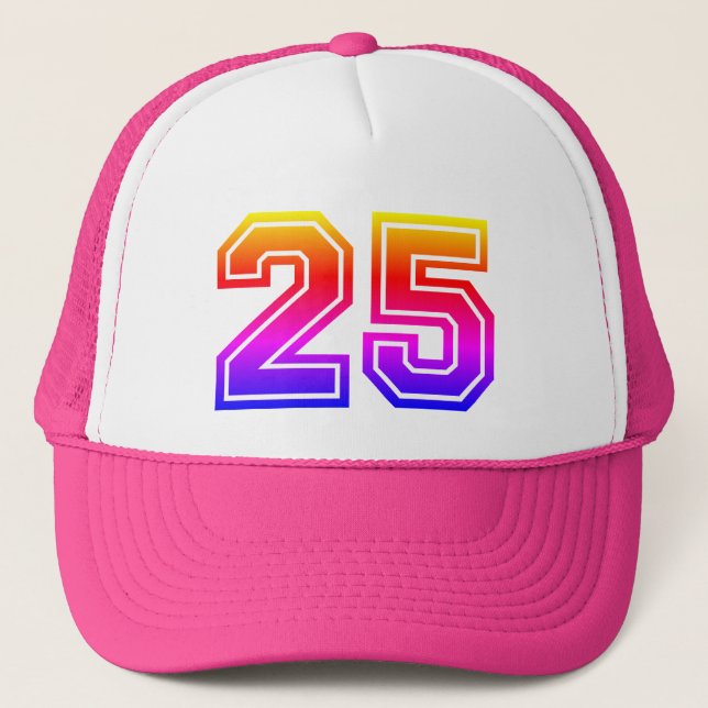 25th Birthday Party Trucker Hat (Front)