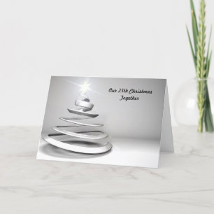 25th Christmas Together Christmas Card