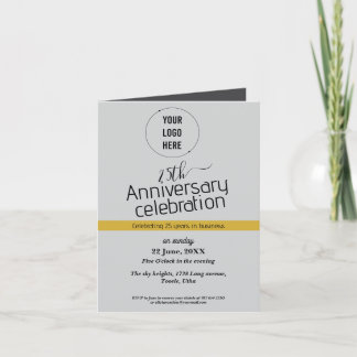 25th company anniversary celebration invitation