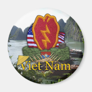 25th ID Infantry division vietnam war vets Magnet