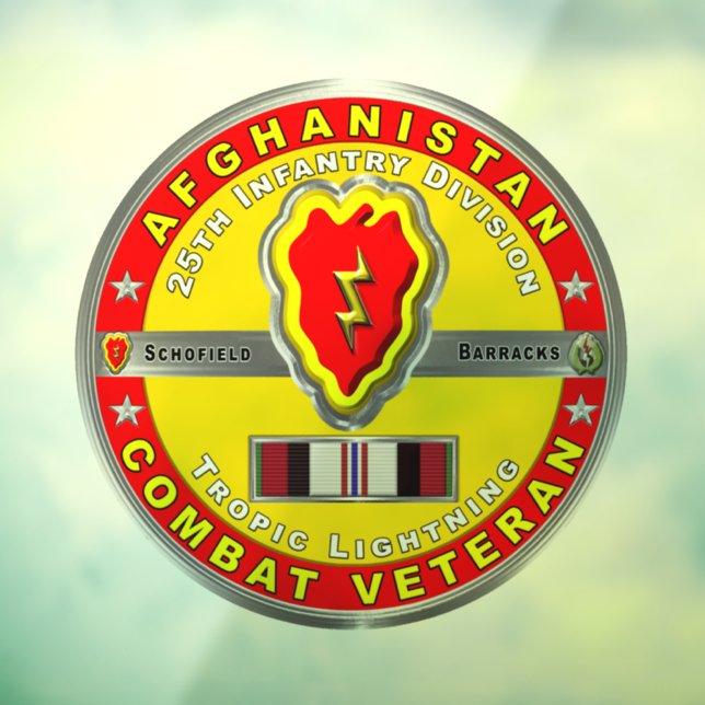 25th Infantry Division “Afghanistan Veteran” (Sheet 3)