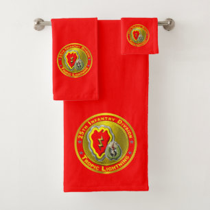 25th Infantry Division Bath Towel Set