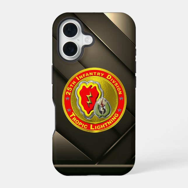 25th Infantry Division  iPhone 16 Case (Back)