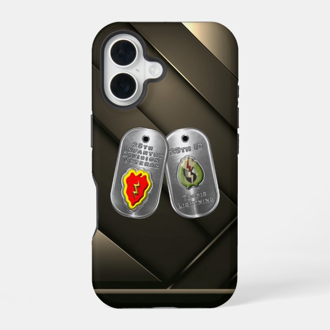 25th Infantry Division  iPhone 16 Case (Back)