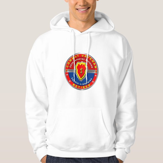 25th Infantry Division Retired Hoodie (Front)