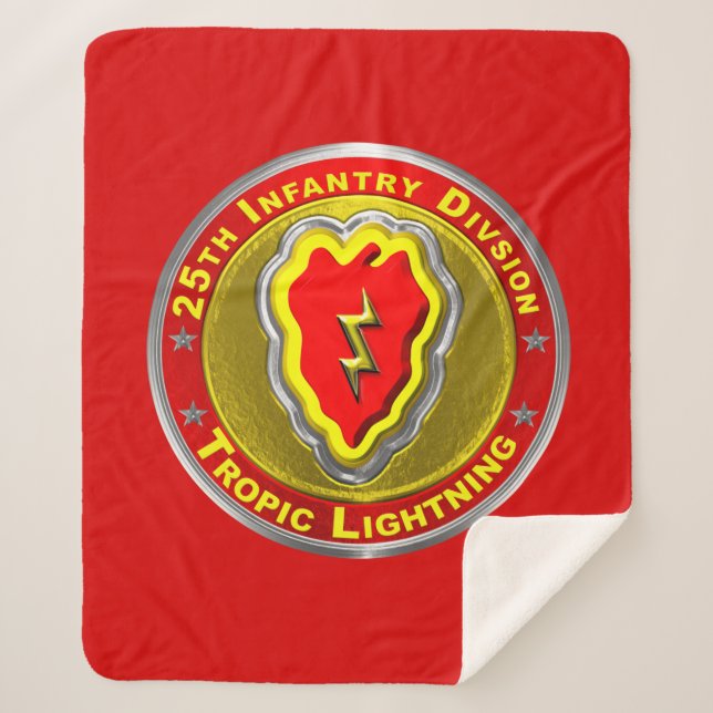 25th Infantry Division  Sherpa Blanket (Front)