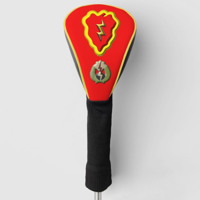 25th Infantry Division "Tropic Lightning" Golf Head Cover (Front)