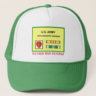 25TH INFANTRY DIVISION VIETNAM WAR VET TRUCKER HAT