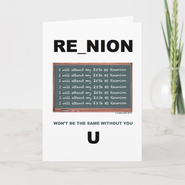 25th Reunion Invitation (Front)