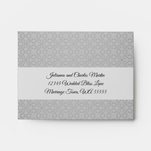 25th Silver Anniverary Party RSVP A2 Envelopes