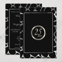 25th Silver Anniversary Design - Giraffe Design