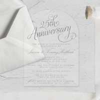 25th Silver Wedding Anniversary