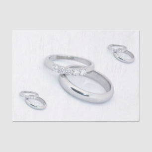 25th Silver Wedding Anniversary Tissue Paper