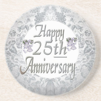 25th Wedding Anniversary Coaster