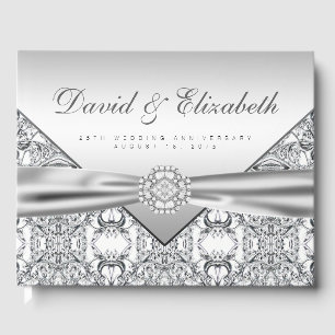 25th Wedding Anniversary Guest Book