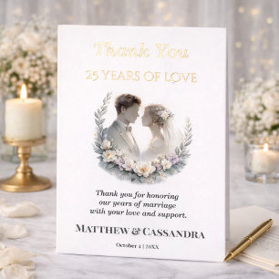 25th Wedding Anniversary Heirloom Celebration