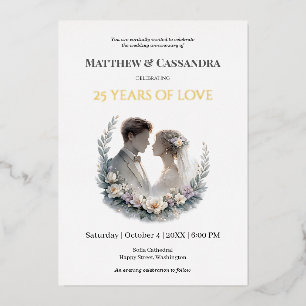 25th Wedding Anniversary Heirloom-Like Celebration