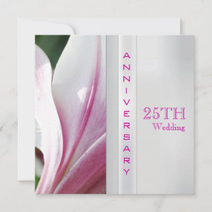 25th Wedding Anniversary Invitation