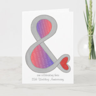 25th Wedding Anniversary Invitations, And & Sign Invitation