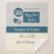 25th Wedding Anniversary silver and blue