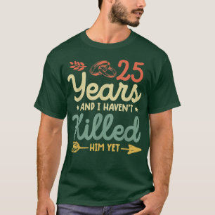 25th wedding anniversary  tee matching couples 25 