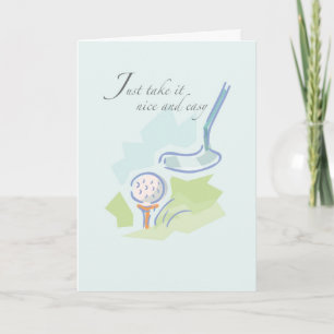 2612 Pastel Golf Get Well Card