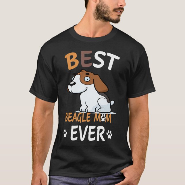 266 Best Beagle Mum Ever T-Shirt (Front)