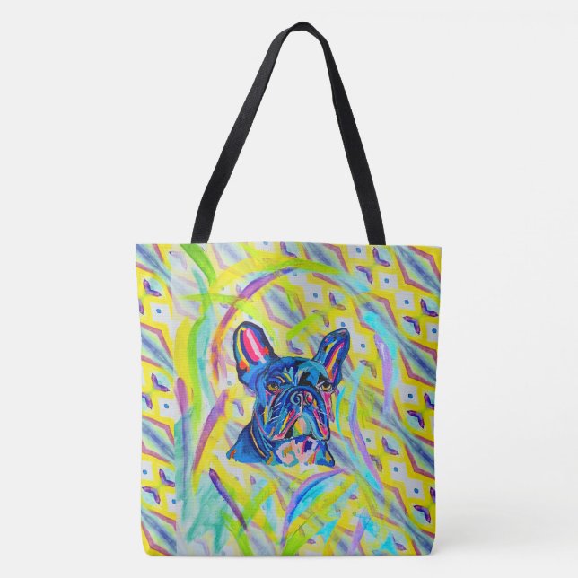 267 - French Bulldog Tote Bag (Front)