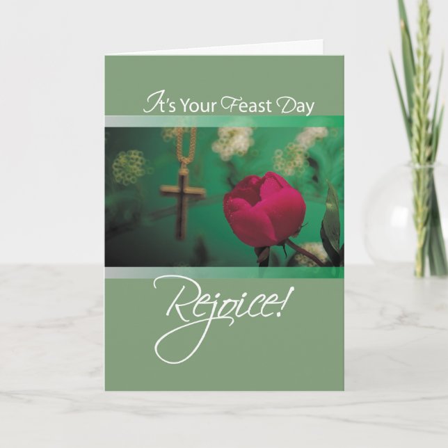 2686 Feast Day Rejoice Card (Front)